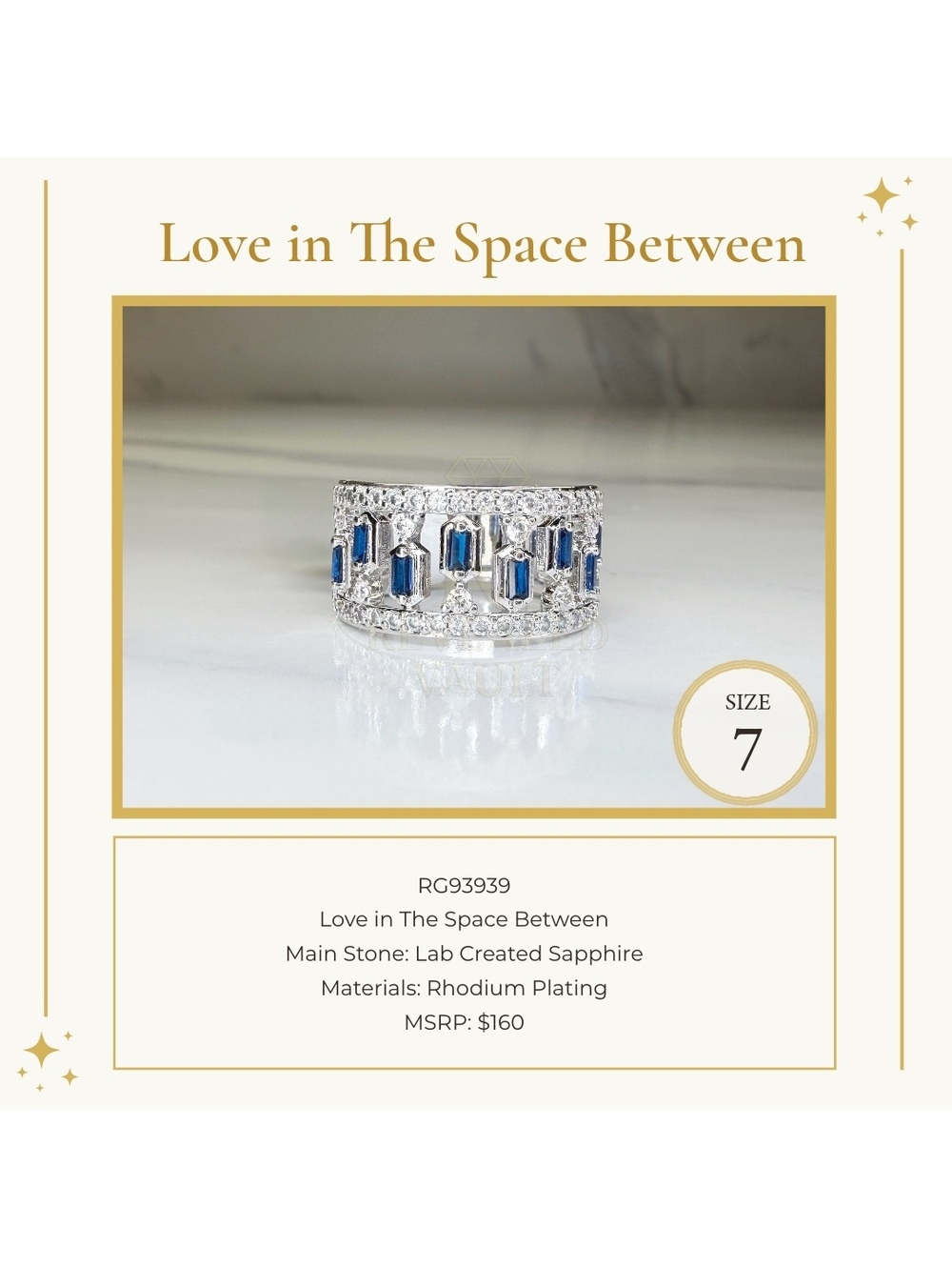Love in the Space Between - Size 7 - September Birthday 2025
